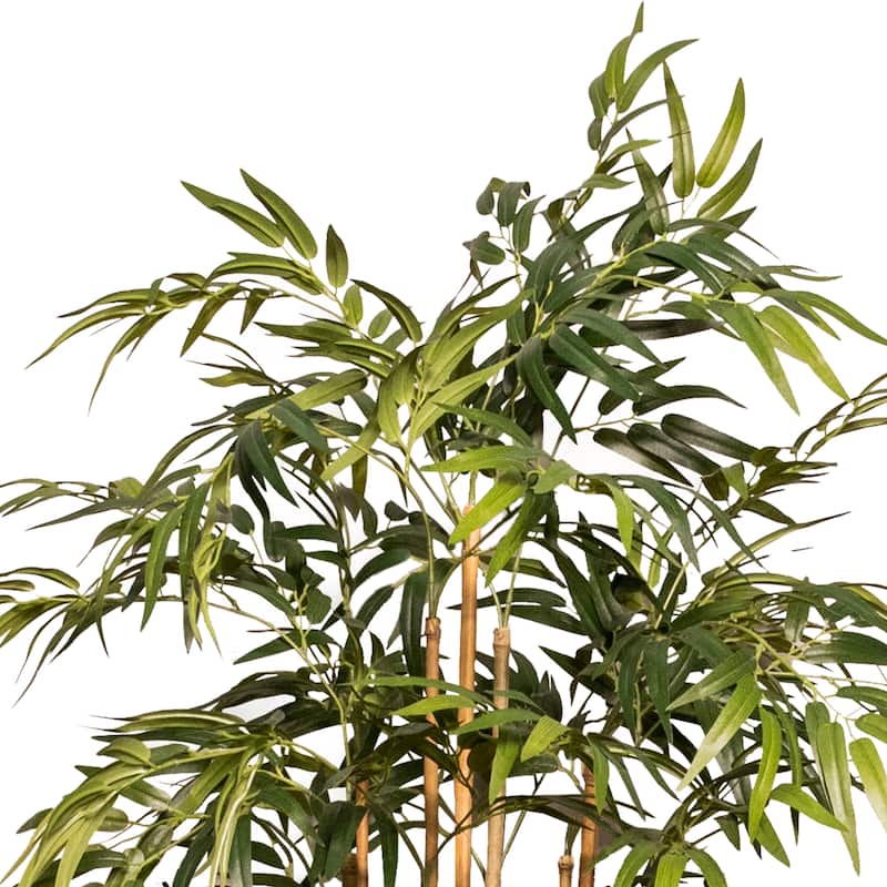 Vintage Home 50" High Faux Bamboo Tree With Fiberstone Planter For Home